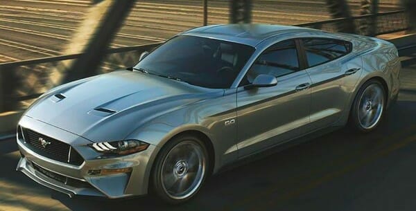 Mustang Sedan - left side view