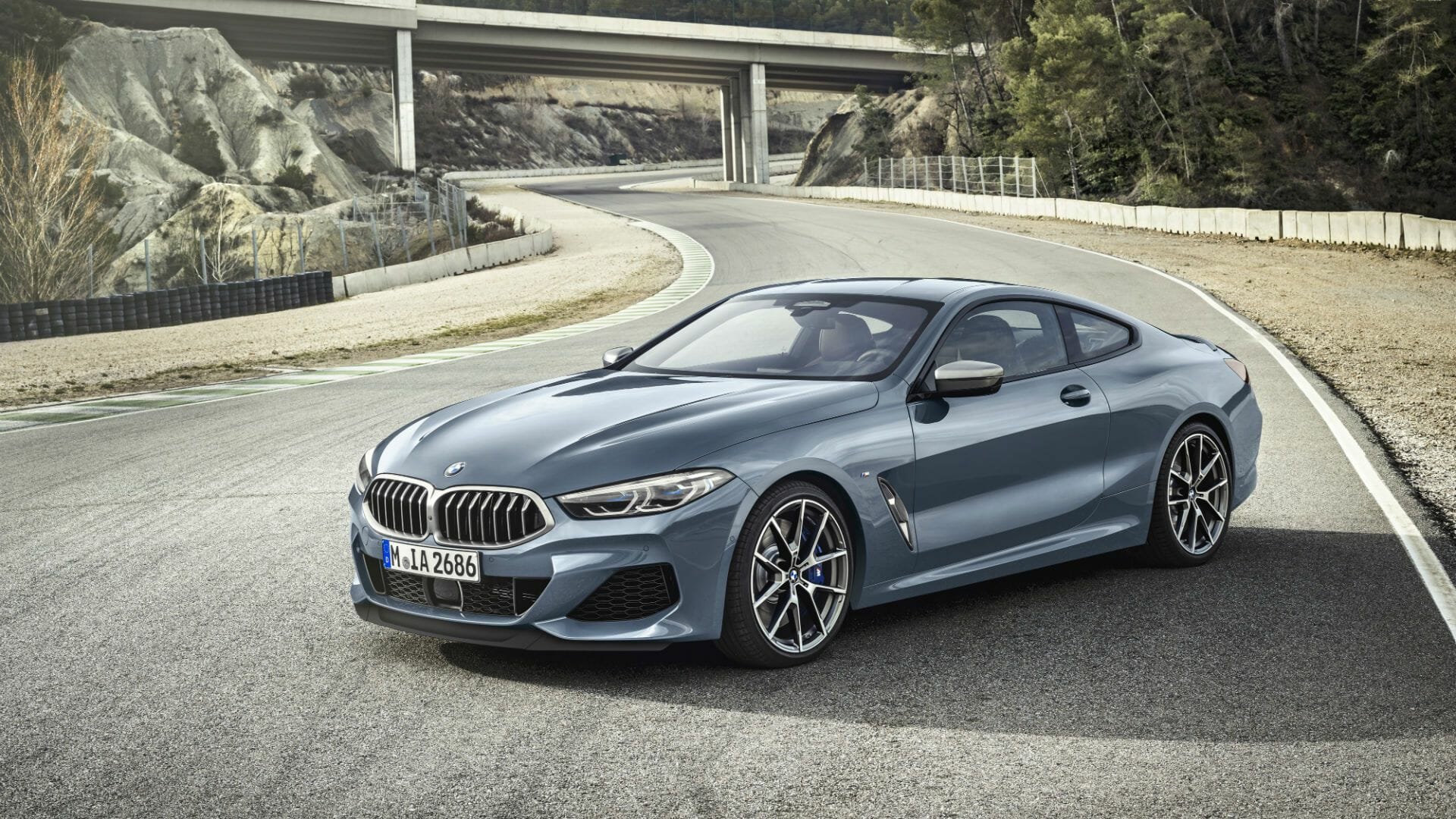 2019 BMW M8 - left front view