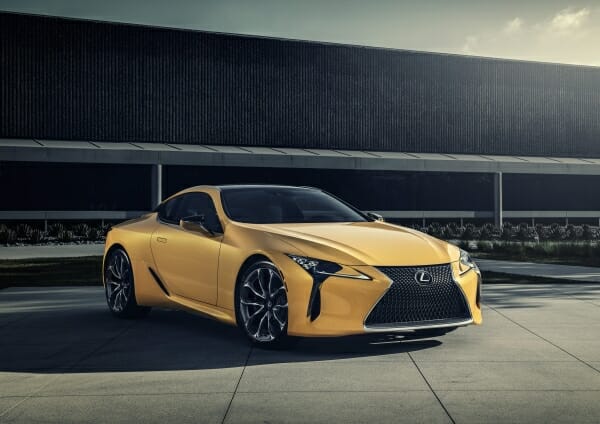 2019 LC 500 coupe - right front view