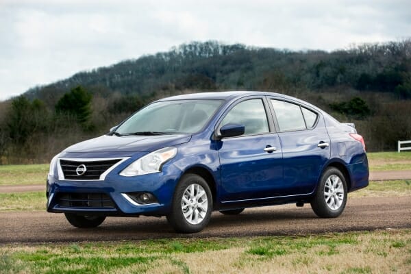 cheapest cars - Nissan Versa