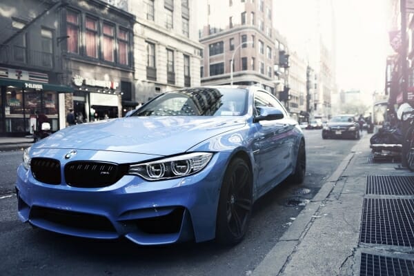 BMW in the city