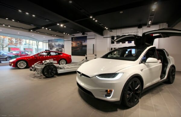 Tesla retail stores