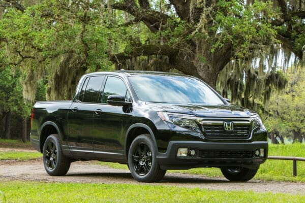 2019 Honda Ridgeline passenger side view