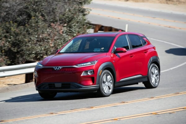 red 2019 Hyundai Kona Electric