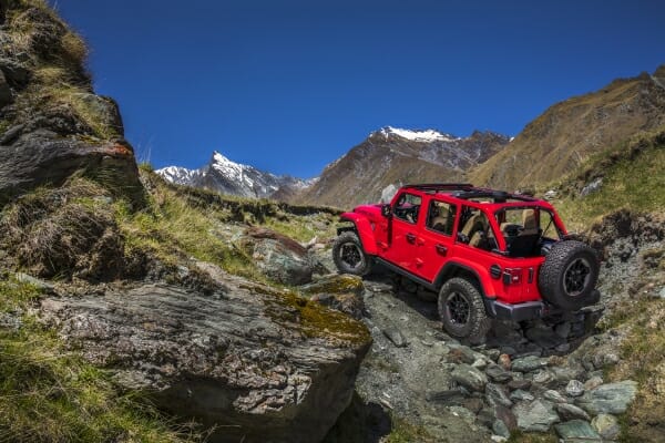 Red 2019 Jeep Wrangler