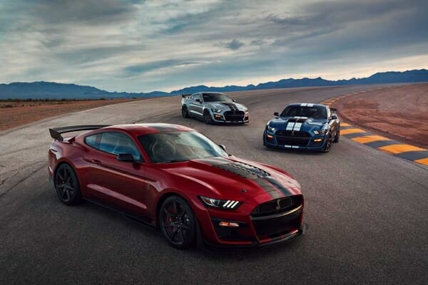 2020 Ford Mustang Shelby GT500 lineup