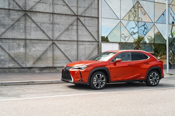 Lexus UX250h left side view