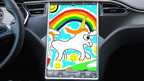 Tesla In-Car Sketchpad