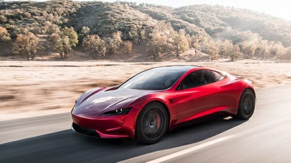 Tesla Roadster - left side view