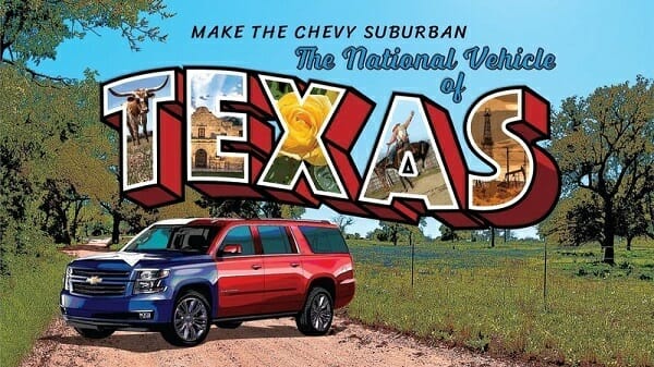 Official Vehicle of Texas